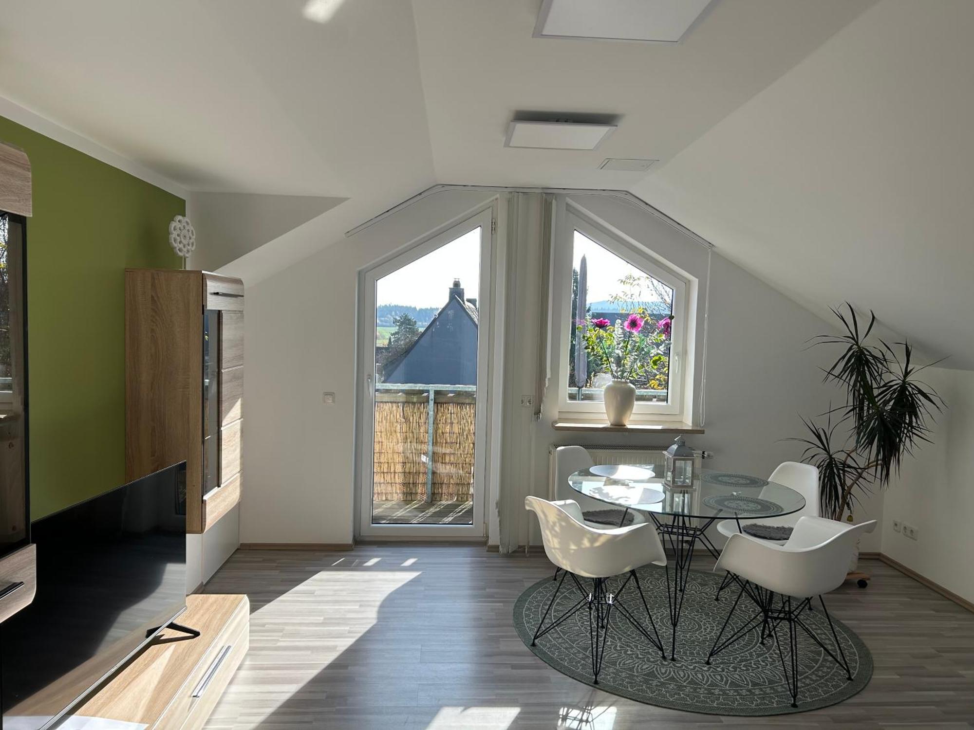 Apartment Kornbergblick Schwarzenbach an der Saale Exterior photo